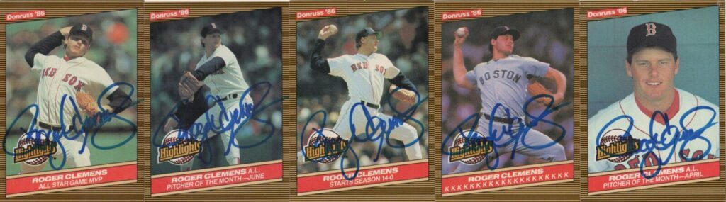Roger Clemens won the first of his record seven Cy Young Awards in 1986