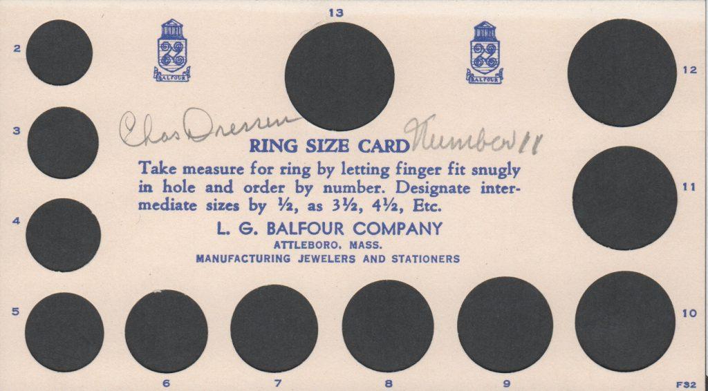 When ordering World Series rings, a paper cutout was shipped to the players