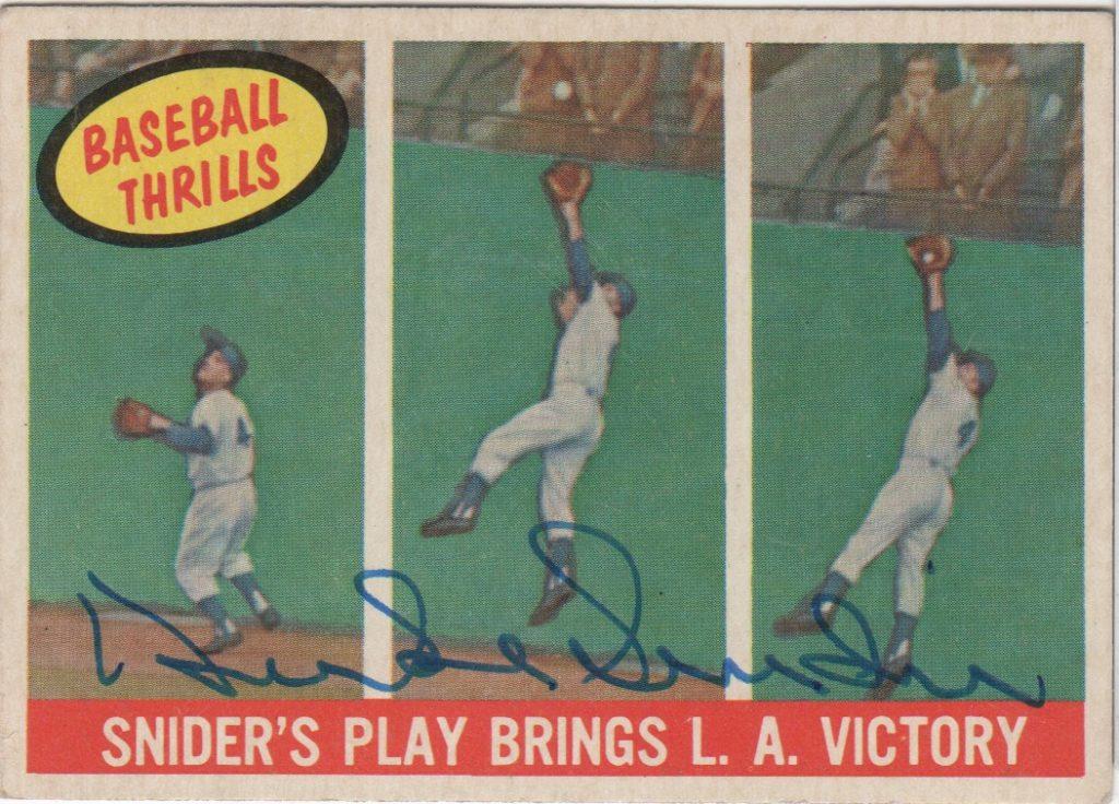 Sinder slashed .308/.400/.535 in 1959 to help push the Los Angeles Dodgers to the pennant