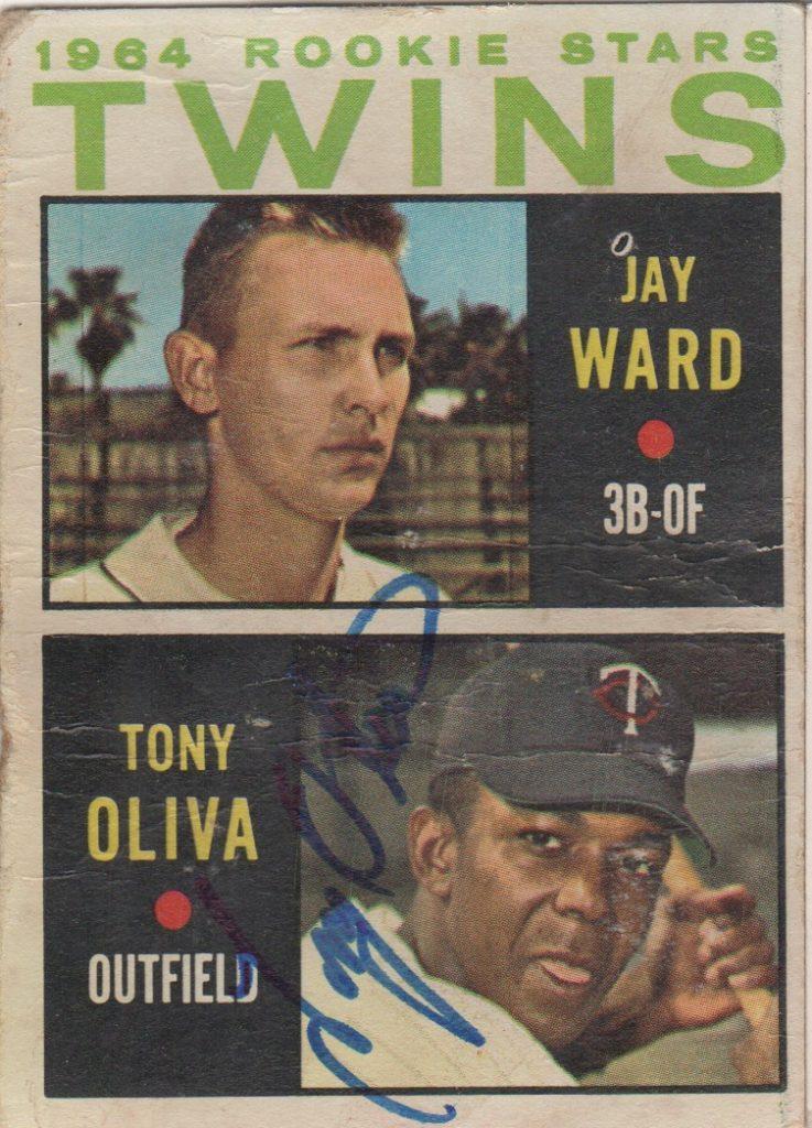 In Oliva's rookie campaign of 1964 he led the AL in hits, doubles, runs, total bases and average