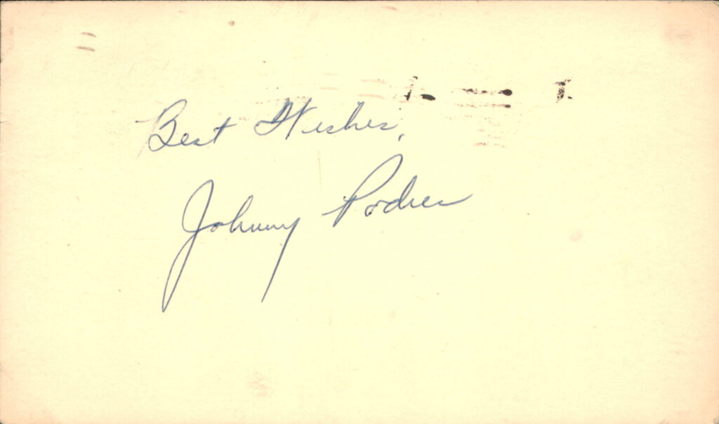 Three-time All Star Johnny Podres was a four-time World Series champion