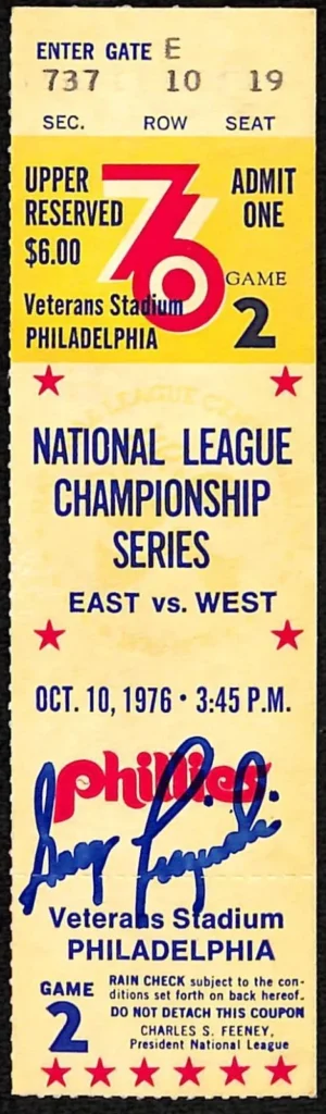 Luzinski went 18-for-58 with 5 doubles, 5 homers and 12 RBI in 16 NLCS contests