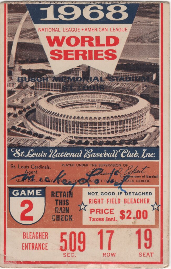 Detroit won the final three games in '68 including a Game 7 victory over Bob Gibson