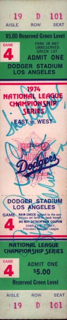 Steve Garvey made the most of his first postseason series in the 1974 NLCS against the Pirates
