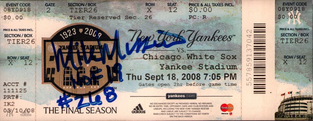 At retirement, Mussina's 61 wins at Yankee Stadium are the most by a RHP since the '76 renovation