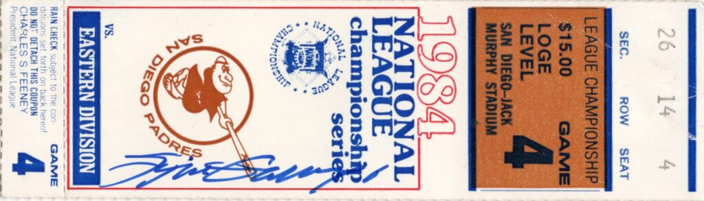 Garvey's 5 RBI and walk-off homer in Game 4  against the Cubs in '84 made him the NLCS MVP