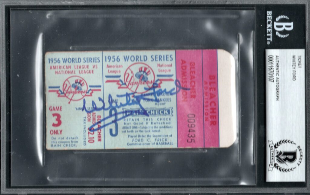 Whitey Ford owns many World Series career records including wins and consecutive scoreless innings