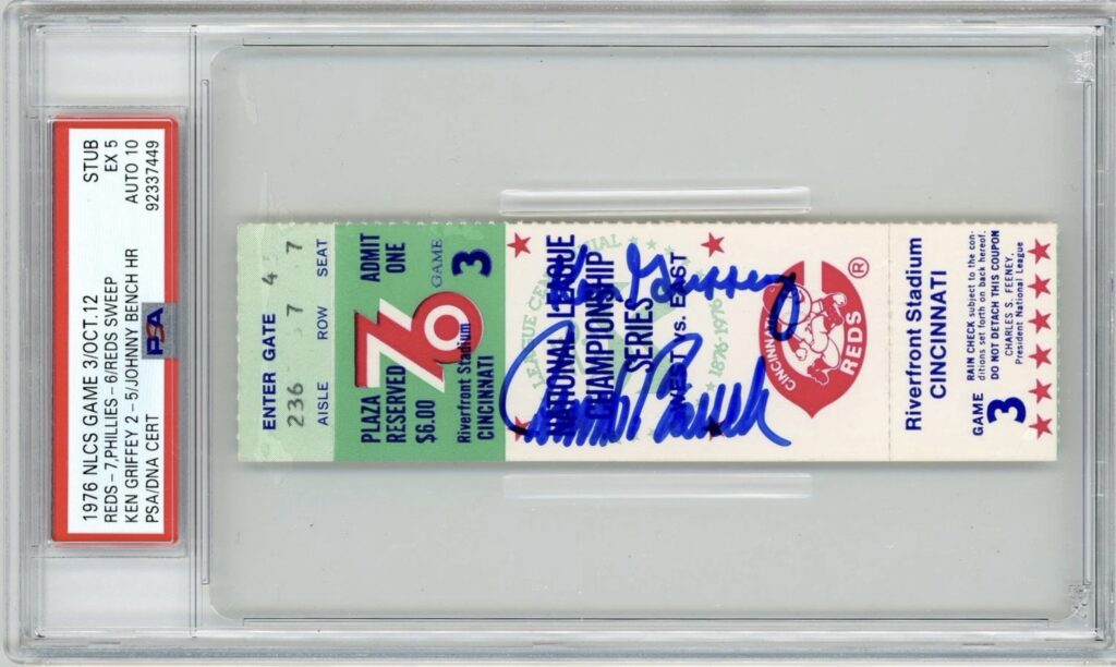 Bench's game-tying 9th inning home run in Game 3 of the 1976 NLCS helped the Reds sweep the Phillies