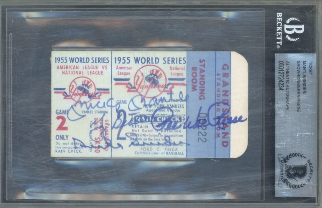 The Dodgers lost to the Yankees in '41, '47, '49, '52 & '53 before a chance of redemption in '55