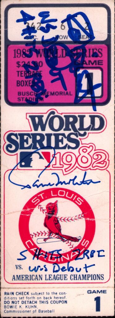 In his first season in St. Louis, Ozzie and the Cardinals beat the Brewers in the 1982 World Series