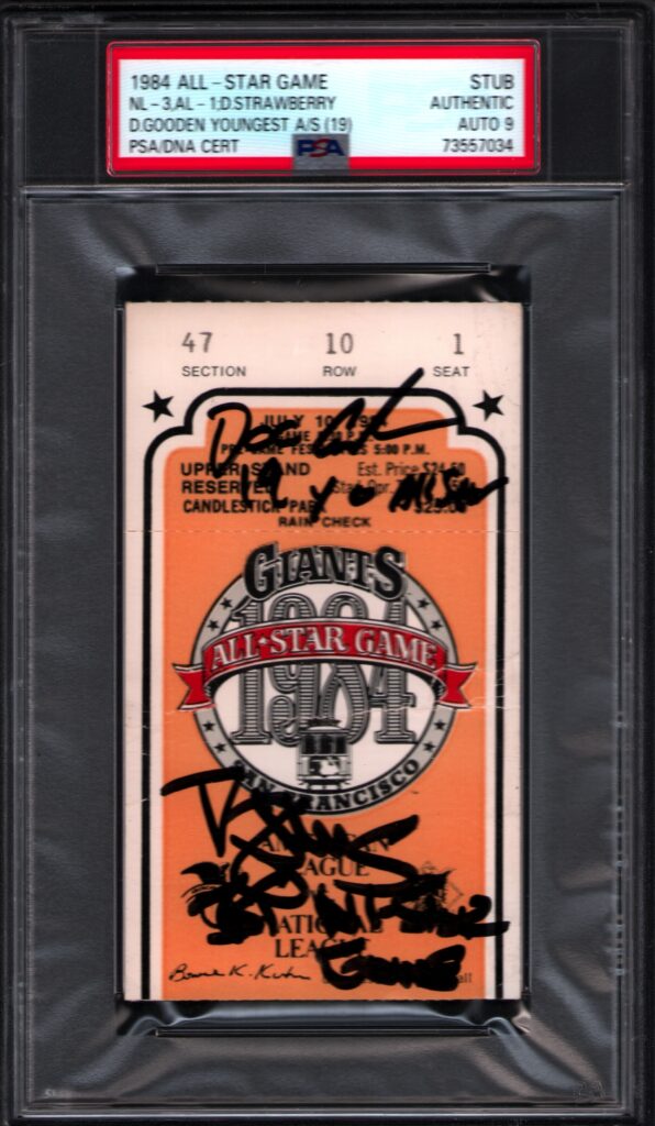 In 1984 Gooden and Strawberry each played in their first All Star Game