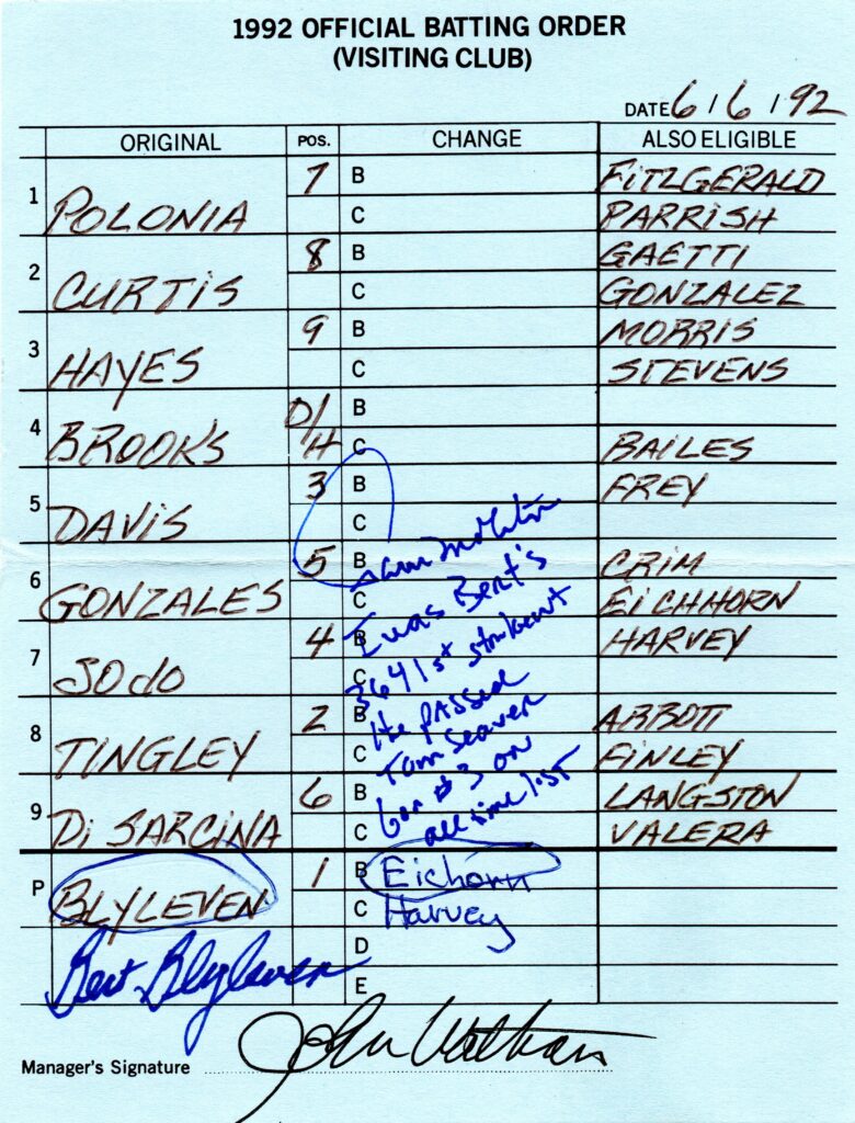In 1992 Bert Blyleven struck out Paul Molitor to overtake Tom Seaver for third on the all-time strikeout list